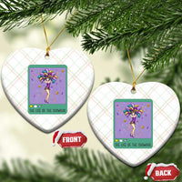The Life Of The Mardi Gras Queen Ceramic Ornament