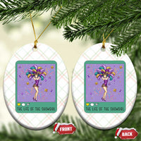 The Life Of The Mardi Gras Queen Ceramic Ornament