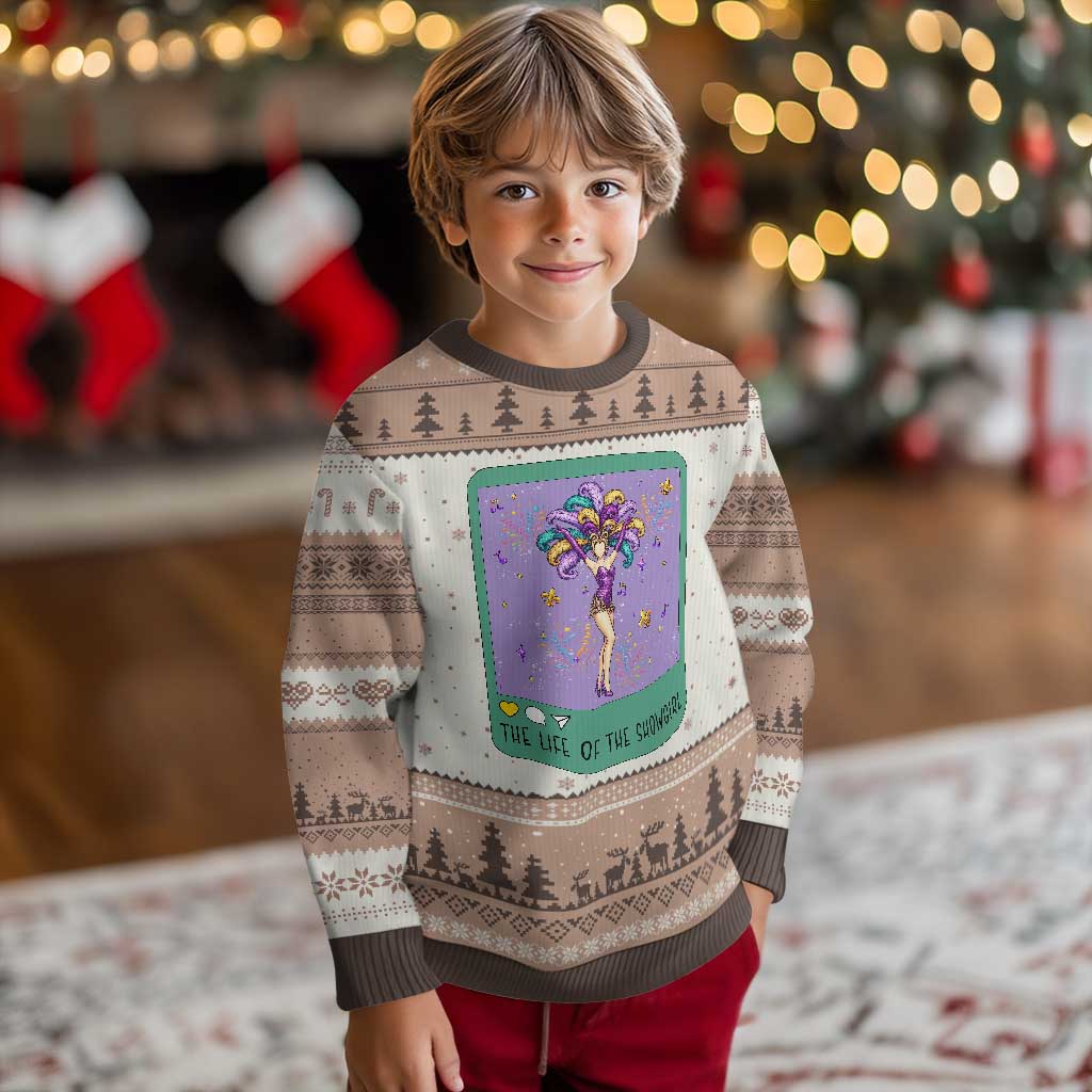 The Life Of The Mardi Gras Queen Ugly Christmas Sweater