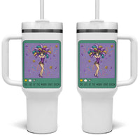 The Life Of The Mardi Gras Queen Tumbler With Handle