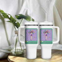 The Life Of The Mardi Gras Queen Tumbler With Handle