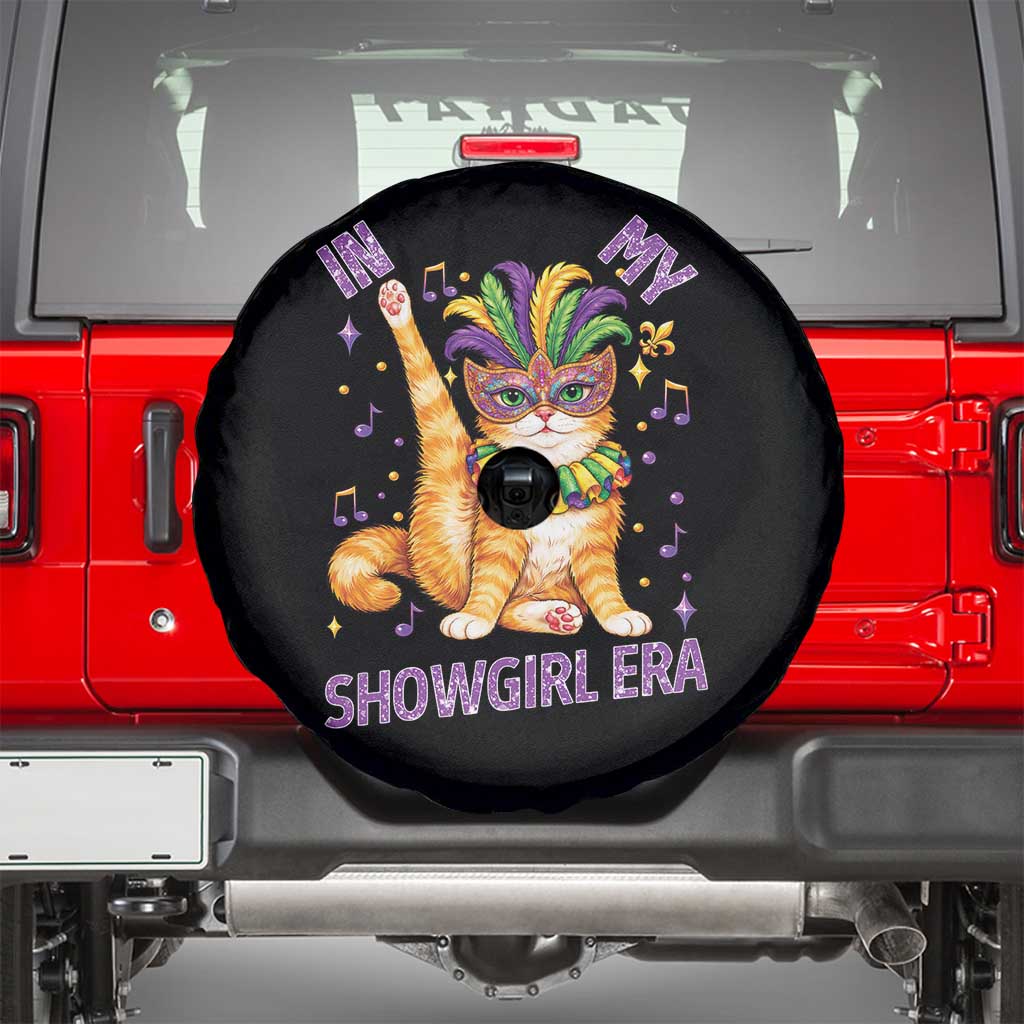 Mardi Gras Cat Spare Tire Cover In My Showgirl Era