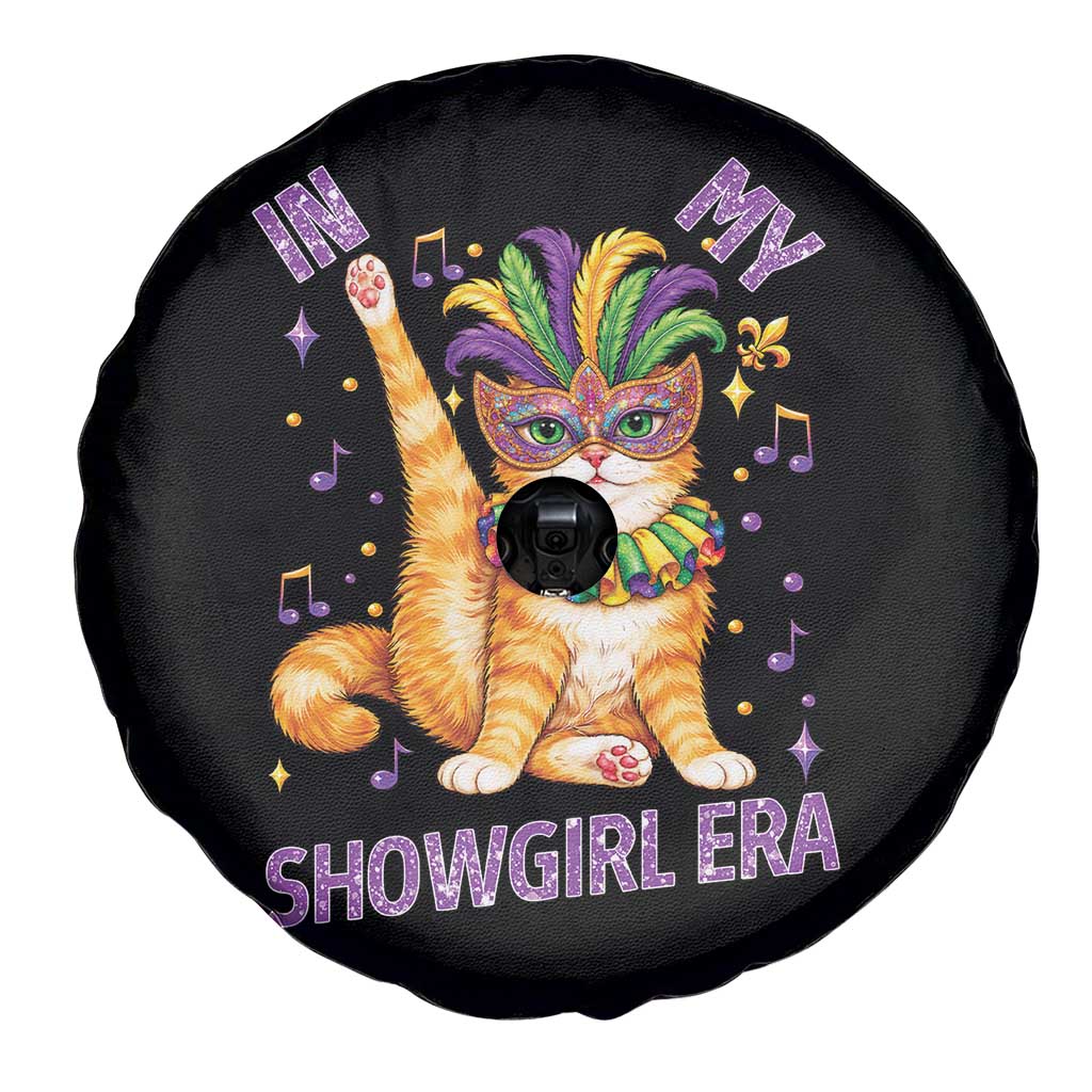Mardi Gras Cat Spare Tire Cover In My Showgirl Era