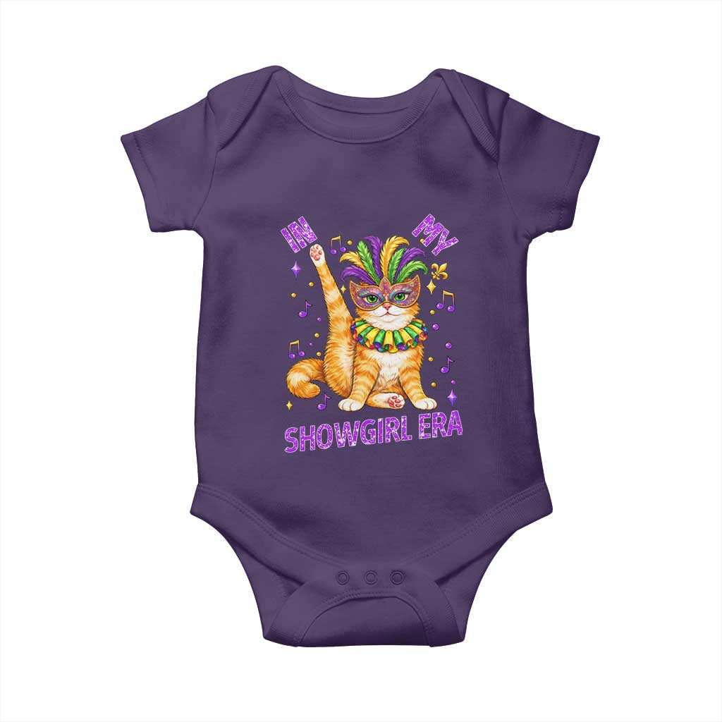 Mardi Gras Cat Baby Onesie In My Showgirl Era