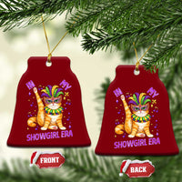 Mardi Gras Cat Ceramic Ornament In My Showgirl Era