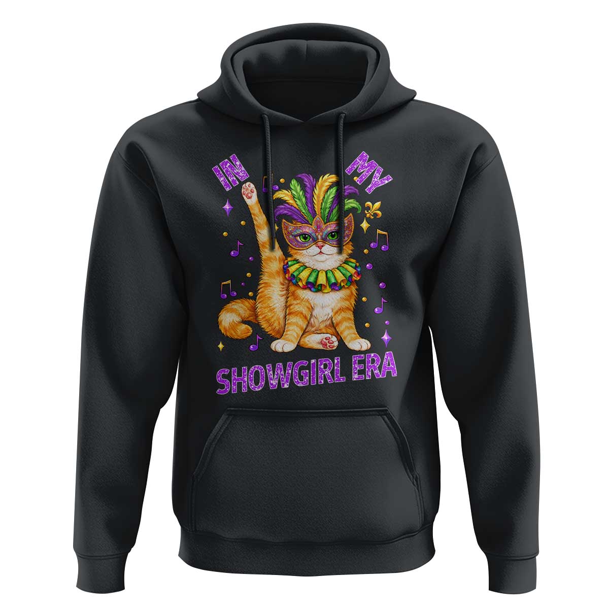 Mardi Gras Cat Hoodie In My Showgirl Era