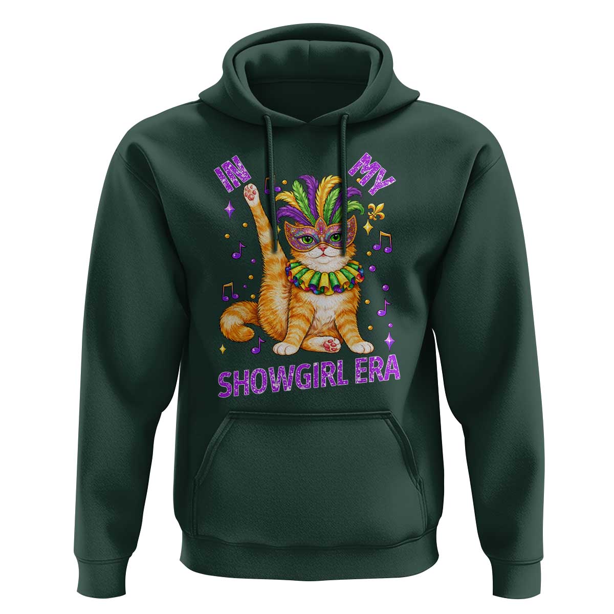 Mardi Gras Cat Hoodie In My Showgirl Era