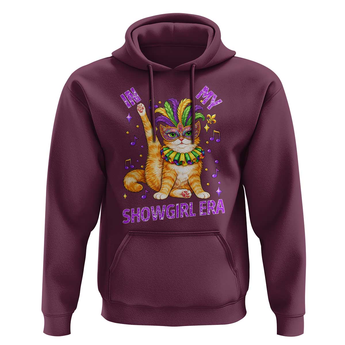 Mardi Gras Cat Hoodie In My Showgirl Era