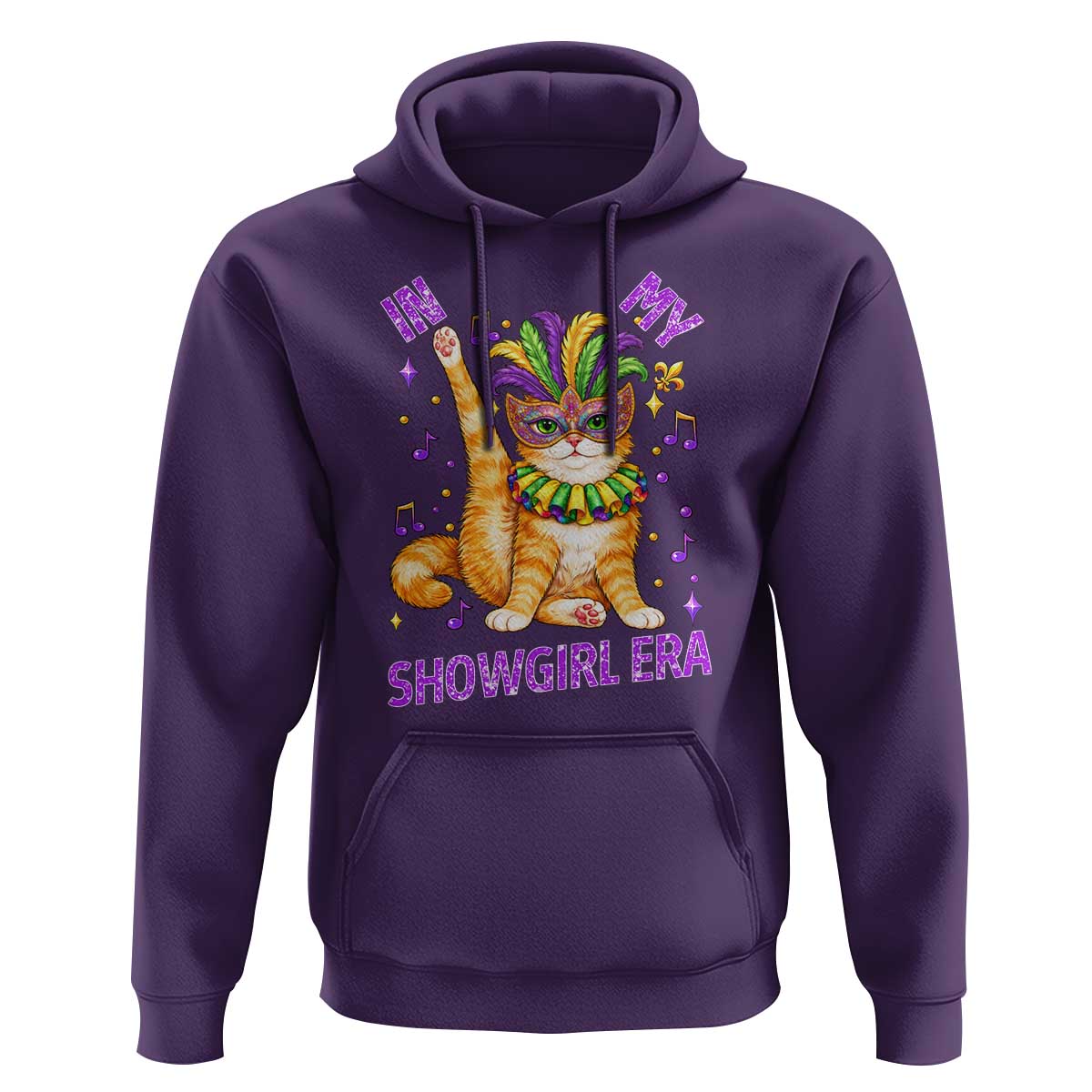 Mardi Gras Cat Hoodie In My Showgirl Era