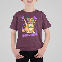 Mardi Gras Cat T Shirt For Kid In My Showgirl Era