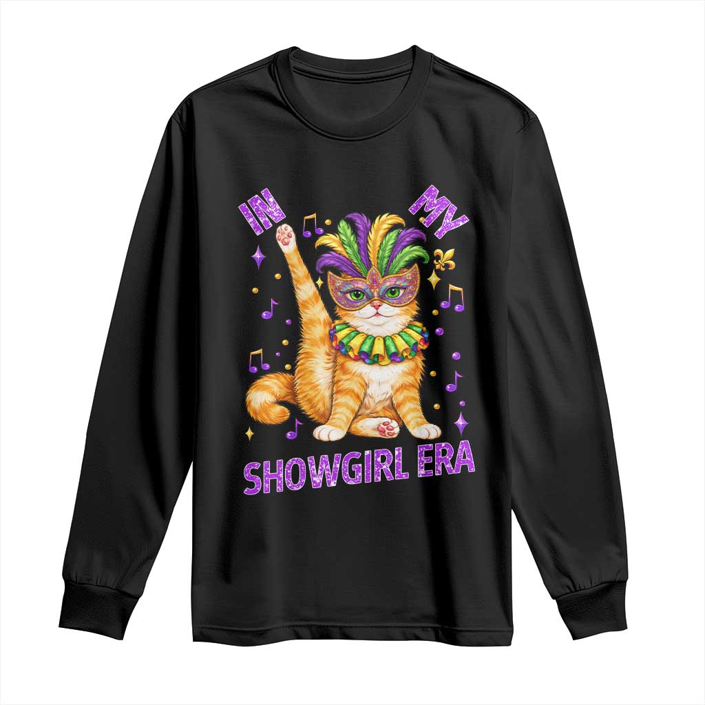 Mardi Gras Cat Long Sleeve Shirt In My Showgirl Era