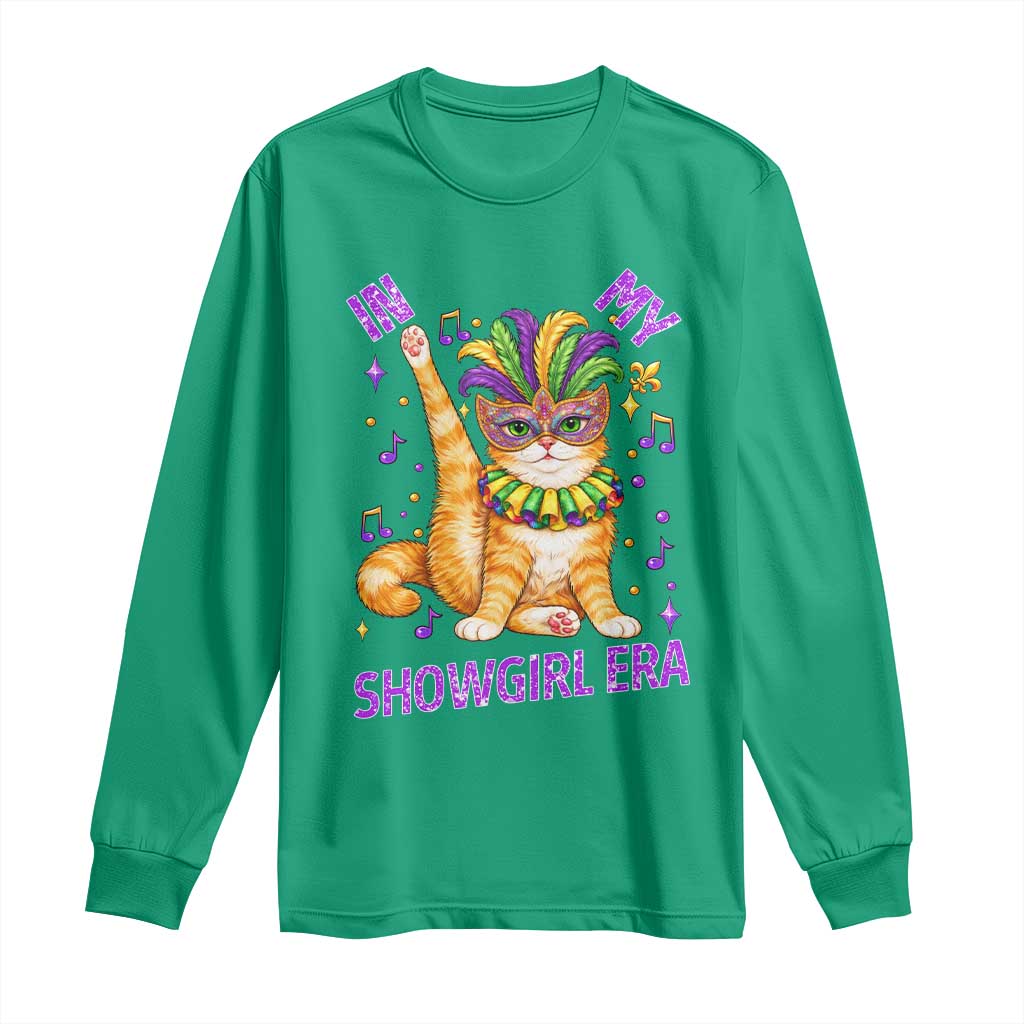 Mardi Gras Cat Long Sleeve Shirt In My Showgirl Era