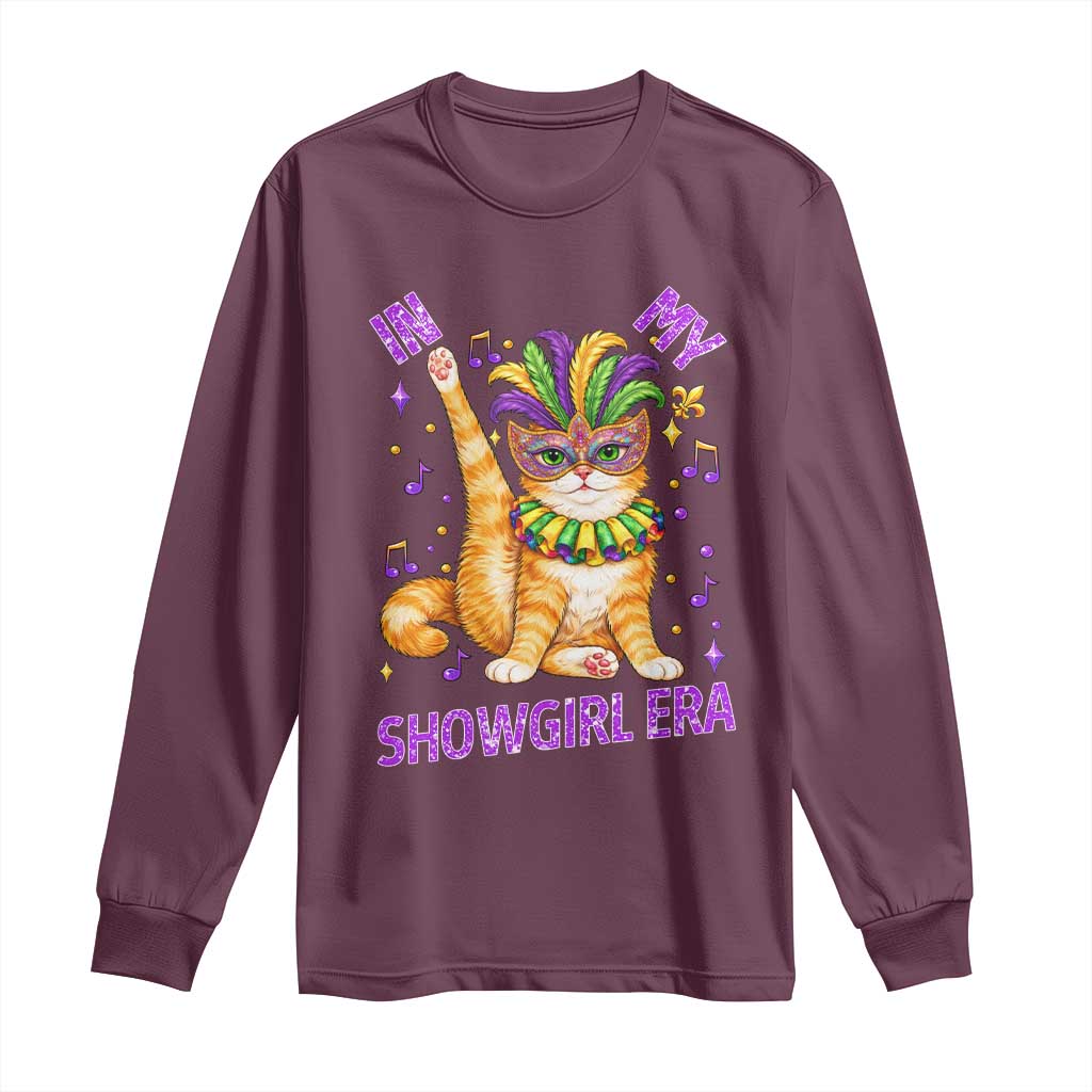Mardi Gras Cat Long Sleeve Shirt In My Showgirl Era