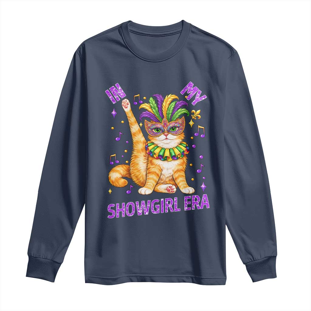 Mardi Gras Cat Long Sleeve Shirt In My Showgirl Era