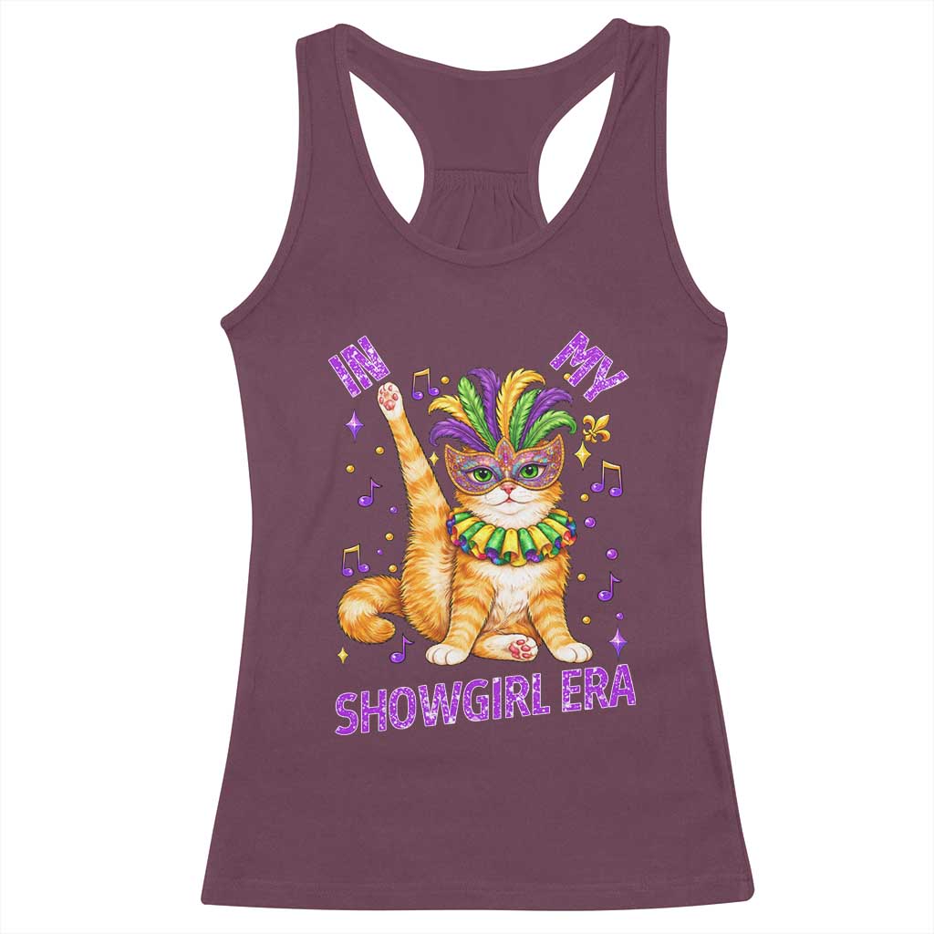 Mardi Gras Cat Racerback Tank Top In My Showgirl Era