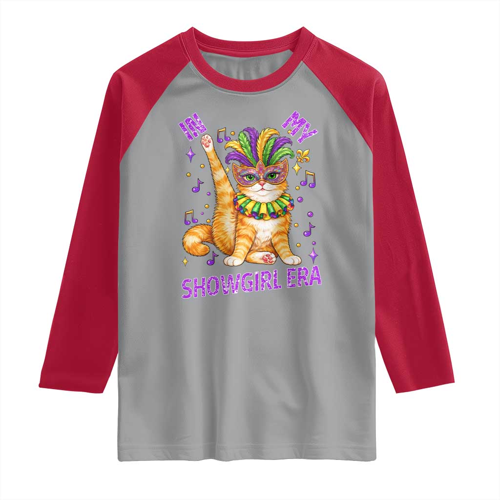 Mardi Gras Cat Raglan Shirt In My Showgirl Era