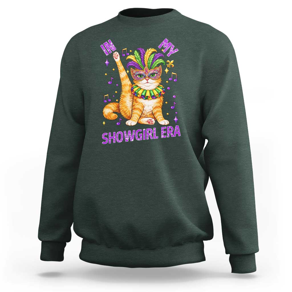 Mardi Gras Cat Sweatshirt In My Showgirl Era