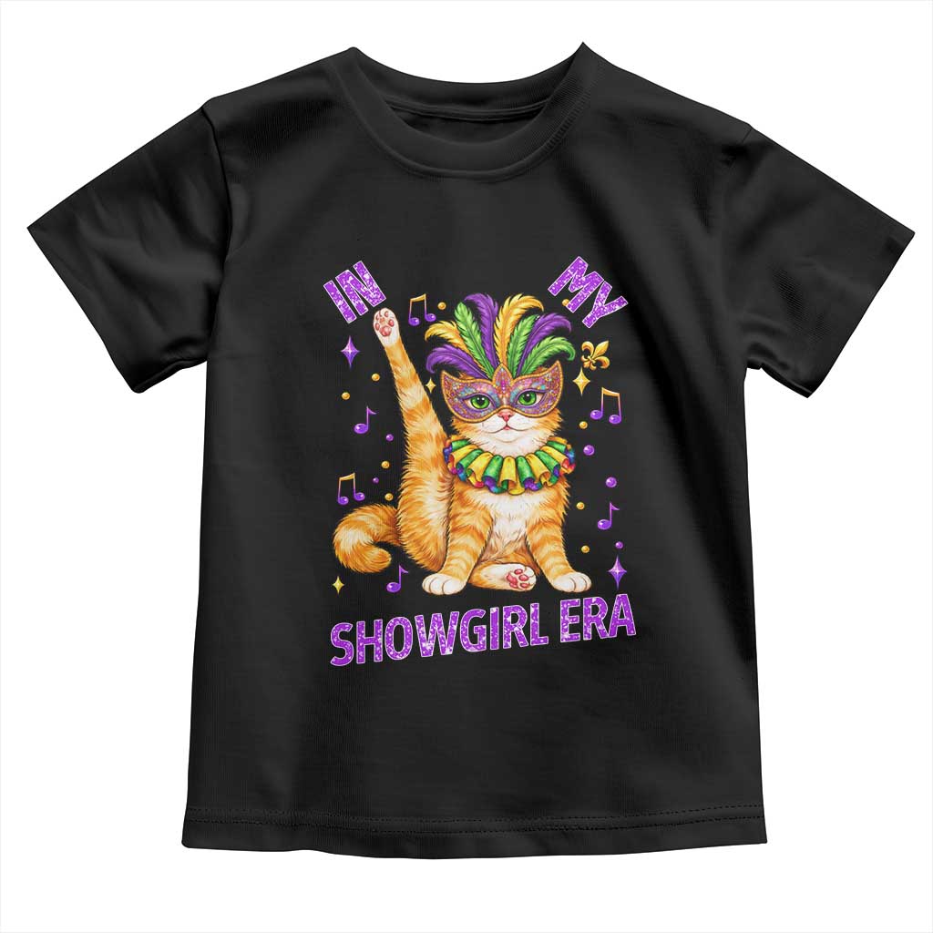 Mardi Gras Cat Toddler T Shirt In My Showgirl Era