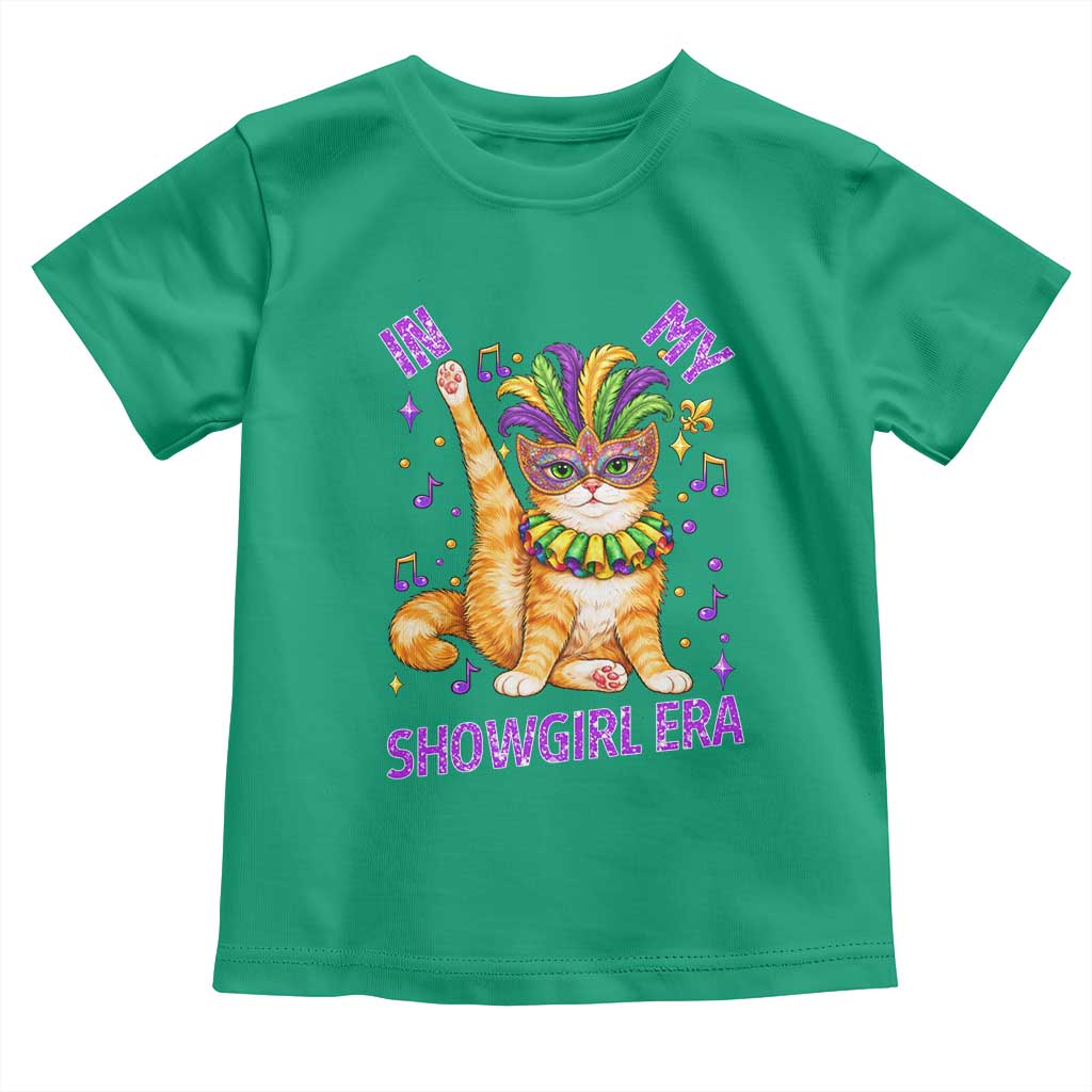 Mardi Gras Cat Toddler T Shirt In My Showgirl Era