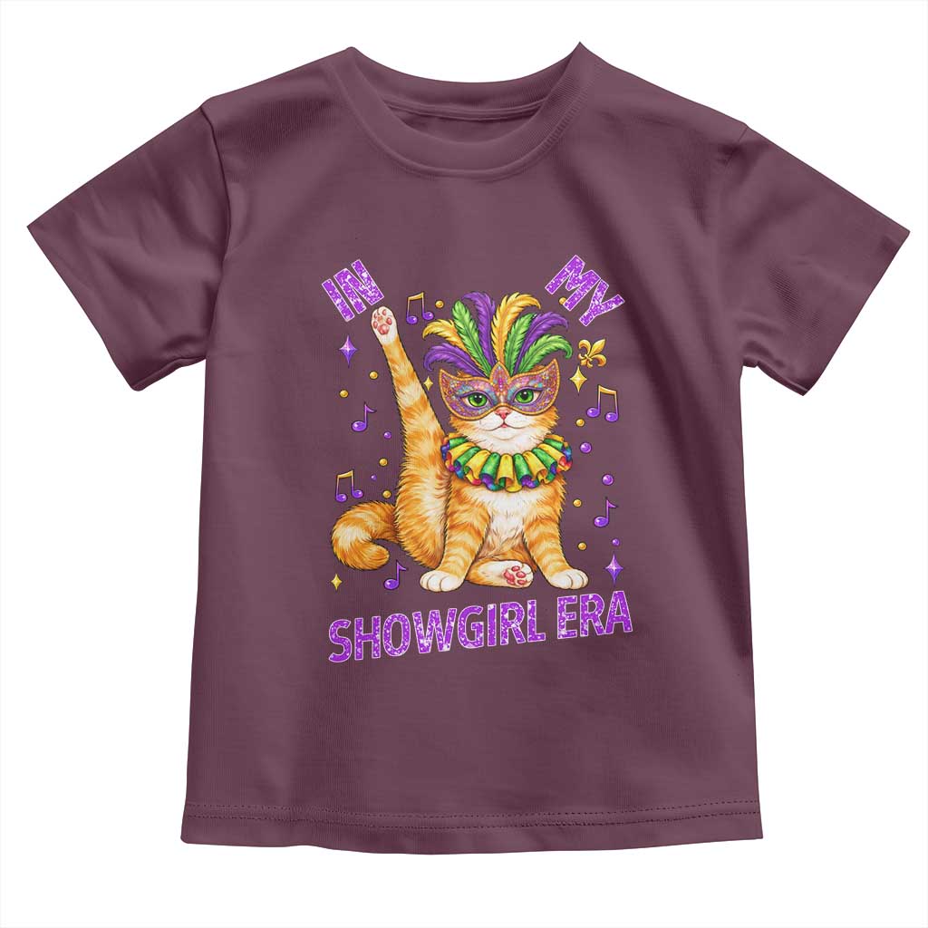Mardi Gras Cat Toddler T Shirt In My Showgirl Era
