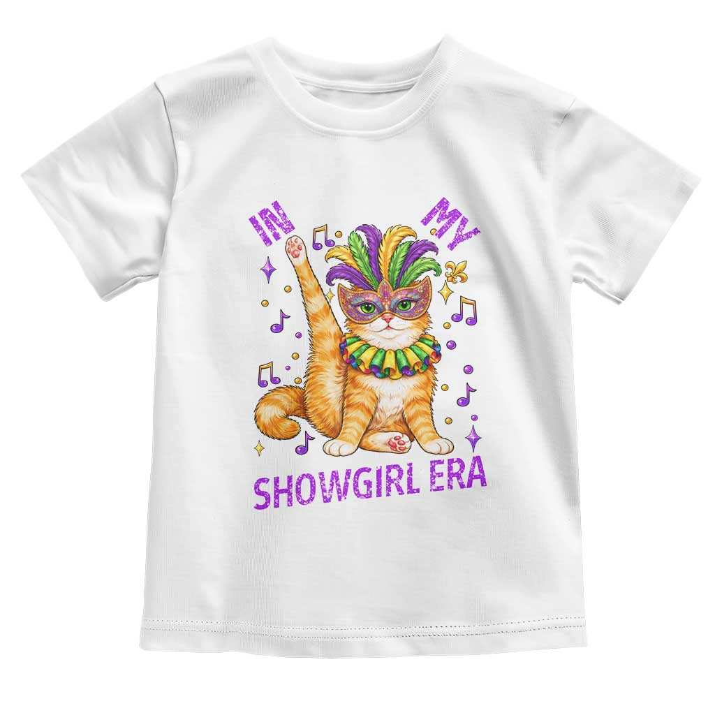 Mardi Gras Cat Toddler T Shirt In My Showgirl Era