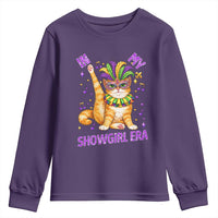Mardi Gras Cat Youth Sweatshirt In My Showgirl Era