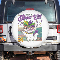 Cute Mardi Gras Cat Spare Tire Cover The Life Of The Showgirl