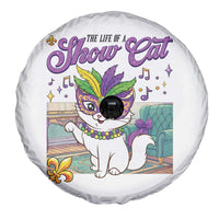 Cute Mardi Gras Cat Spare Tire Cover The Life Of The Showgirl
