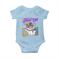 Cute Mardi Gras Cat Baby Onesie The Life Of The Showgirl