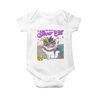 Cute Mardi Gras Cat Baby Onesie The Life Of The Showgirl