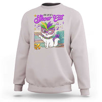 Cute Mardi Gras Cat Sweatshirt The Life Of The Showgirl
