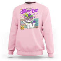 Cute Mardi Gras Cat Sweatshirt The Life Of The Showgirl