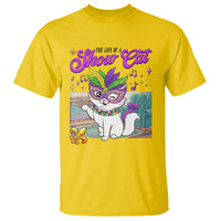 Cute Mardi Gras Cat T Shirt The Life Of The Showgirl