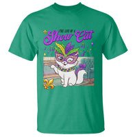 Cute Mardi Gras Cat T Shirt The Life Of The Showgirl