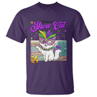 Cute Mardi Gras Cat T Shirt The Life Of The Showgirl