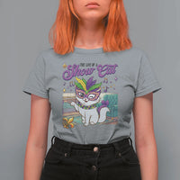 Cute Mardi Gras Cat T Shirt For Women The Life Of The Showgirl