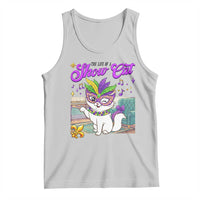 Cute Mardi Gras Cat Tank Top The Life Of The Showgirl