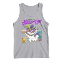 Cute Mardi Gras Cat Tank Top The Life Of The Showgirl