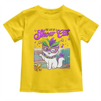 Cute Mardi Gras Cat Toddler T Shirt The Life Of The Showgirl