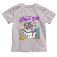 Cute Mardi Gras Cat Toddler T Shirt The Life Of The Showgirl