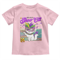 Cute Mardi Gras Cat Toddler T Shirt The Life Of The Showgirl