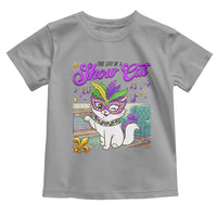 Cute Mardi Gras Cat Toddler T Shirt The Life Of The Showgirl