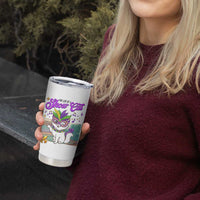 Cute Mardi Gras Cat Tumbler Cup The Life Of The Showgirl