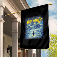 But Why Penguin Garden Flag Starry Night Van Gogh Nihilist Penguin Hiking