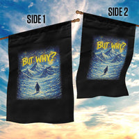 But Why Penguin Garden Flag Starry Night Van Gogh Nihilist Penguin Hiking