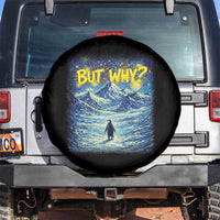 But Why Penguin Spare Tire Cover Starry Night Van Gogh Nihilist Penguin Hiking