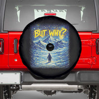 But Why Penguin Spare Tire Cover Starry Night Van Gogh Nihilist Penguin Hiking