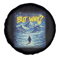 But Why Penguin Spare Tire Cover Starry Night Van Gogh Nihilist Penguin Hiking