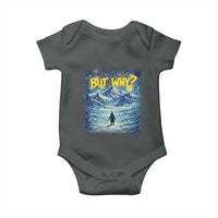 But Why Penguin Baby Onesie Starry Night Van Gogh Nihilist Penguin Hiking