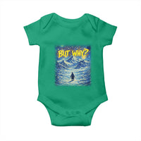 But Why Penguin Baby Onesie Starry Night Van Gogh Nihilist Penguin Hiking